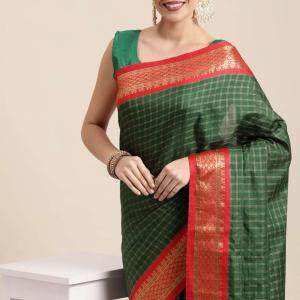 icon Kalyani checked sarees