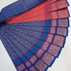 icon Plain Embose Sarees